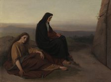 Women Mourning at Christ's Grave, 1868. Creator: Victorine Nordenswan.