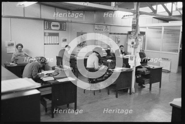 Wear Flint Glass Works, Alfred Street, Millfield, Sunderland, 1961. Creator: Eileen Deste.