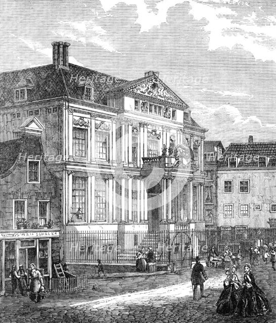 The Rotterdam Museum, lately destroyed by fire, 1864. Creator: Unknown.