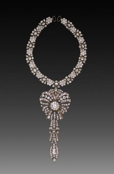 Necklace, late 1700s. Creator: Unknown.