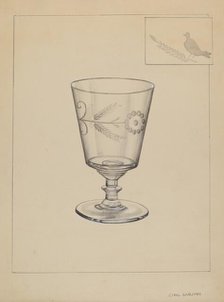 Goblet, c. 1937. Creator: Charles Garjian.