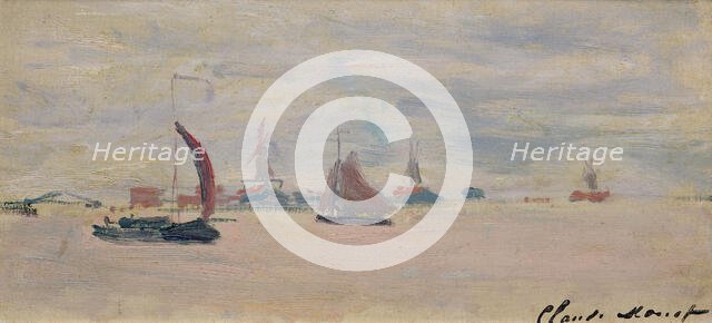 View of the Voorzaan, 1871. Creator: Monet, Claude (1840-1926).