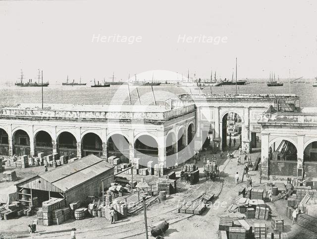 The Custom House, Veracruz, Mexico, 1895. Creator: Unknown.