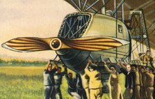 Motor gondola of a zeppelin, 1932.  Creator: Unknown.
