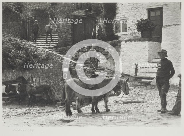Clovelly. From the album: Photograph album - England, 1920s. Creator: Harry Moult.