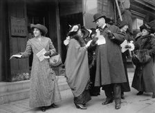 Woman Suffrage - Advertising Parade, 1913. Creator: Harris & Ewing.