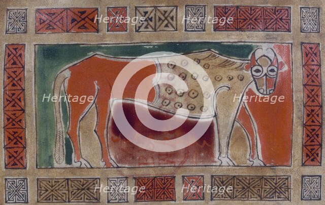 An ox, the symbol of St Luke. Creator: Unknown.