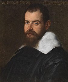 Portrait of Galileo Galilei, 1601. Creator: Santi di Tito (1536-1603).