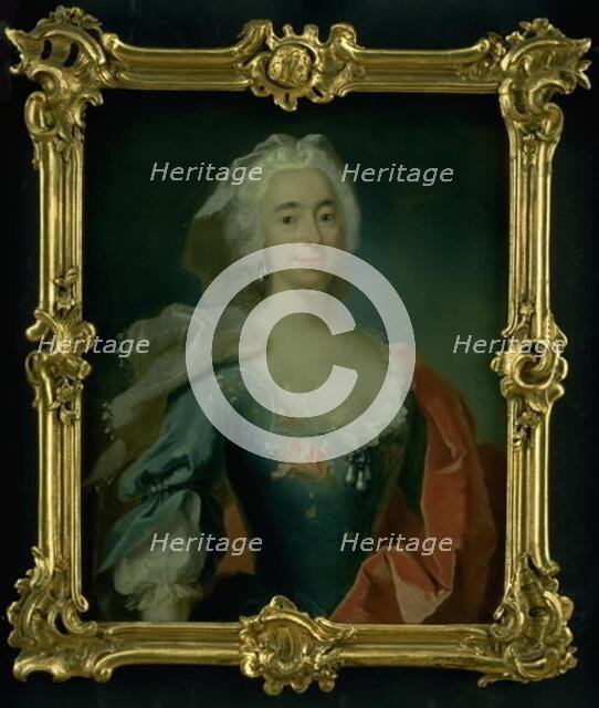 Lady's portrait, 1751. Creator: Johan Horner.