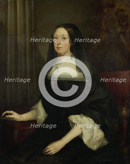 Portrait of a Woman, 1664. Creator: Pieter Borsseler.