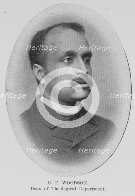 G. F. Woodson.  Dean of Theological Department, 1915. Creator: Unknown.