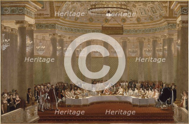 The marriage banquet of Napoleon I and Marie-Louise of Austria April 2, 1810.