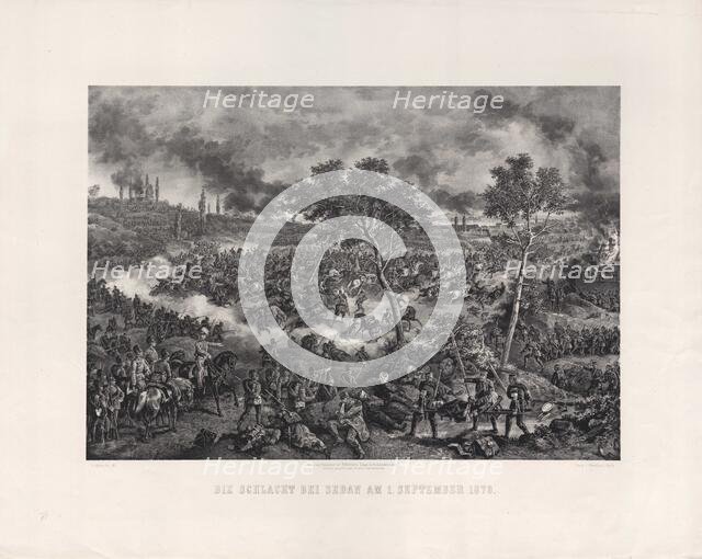 The Battle of Sedan on September 1, 1870, 1871. Creator: Kaiser, Friedrich (1815-1890).