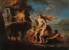 Thetis Gives Achilles in Charge of Chiron, 1759-1760. Creator: Batoni, Pompeo Girolamo (1708-1787).