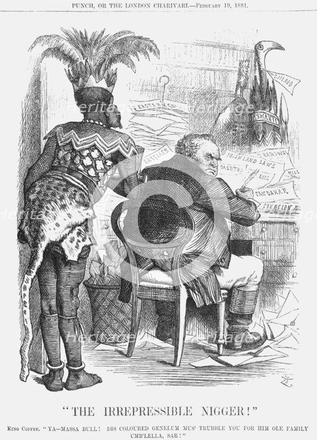The Irrepressible Nigger!, 1881. Artist: Joseph Swain