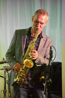 Chris Bowden, Watermill Jazz Club, Dorking, Surrey, 25 June 2019. Creator: Brian O'Connor.