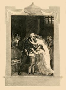 'Louis XVI taking leave of his family previous to his execution', (1782),1816. Creator: Unknown.