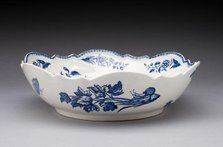 Bowl, Worcester, c. 1760/70. Creator: Royal Worcester.