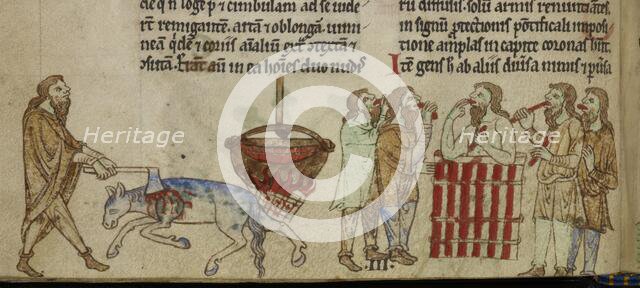 Irish kingship ritual, c1220.  Creator: Unknown.