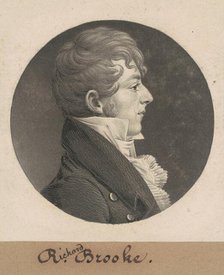 Richard Brooke, 1808. Creator: Charles Balthazar Julien Févret de Saint-Mémin.