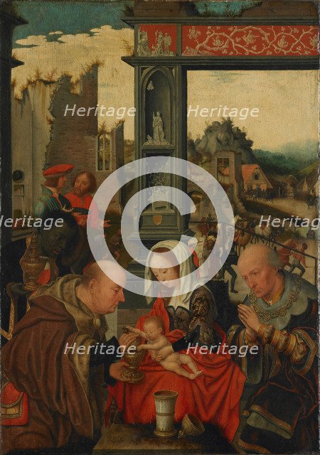 The Adoration of the Kings, 1525. Artist: Mostaert, Jan (1472/73-1555/56)