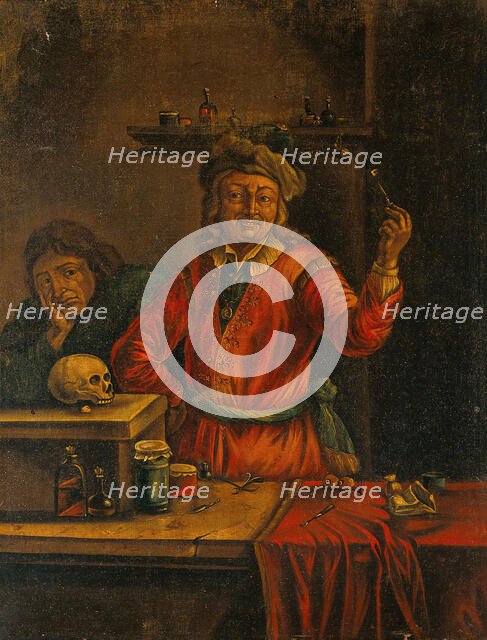 A surgeon who has extracted a tooth, c1680s. Creator: Teniers, David, 1610-1690 (After).