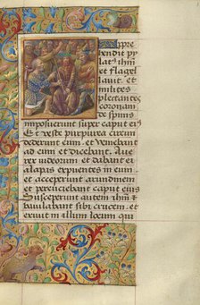 Flagellation; Poncher Hours, about 1500. Creator: Master of the Chronique Scandaleuse.