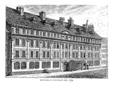 Exterior of Furnival's Inn. 1754. Artist: Unknown
