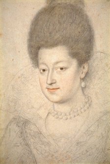 Portrait of Gabrielle d'Estrees. Creator: Daniel Dumonstier.