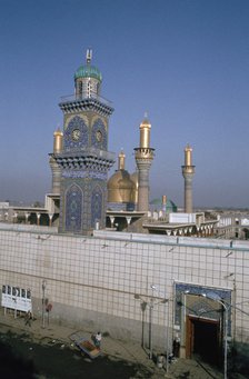 Shiite Mosque of Al-Kadhimain, Baghdad, Iraq, 1977.