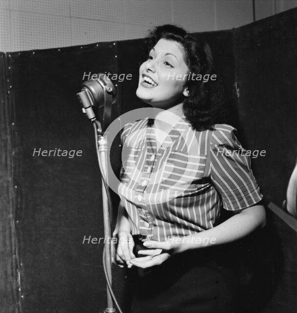 Portrait of Lilyann Carol, National studio, New York, N.Y., ca. Oct. 1946. Creator: William Paul Gottlieb.
