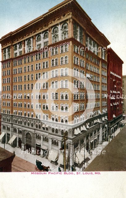 Missouri Pacific Building, St Louis, Missouri, USA, 1910. Artist: Unknown