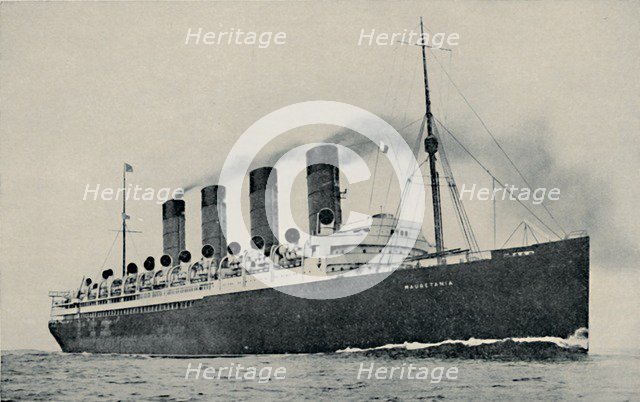 'Maurtania: Great Britain's Fastest Greyhound of the Atlantic', c1935. Artist: Cunard Steamship Company Ltd.