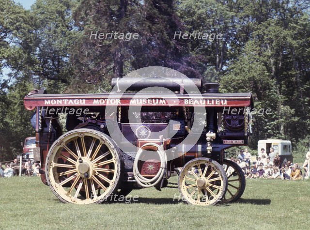 1921 Burrell Traction Engine at Beaulieu steam engine rally in late 1960's. Creator: Unknown.