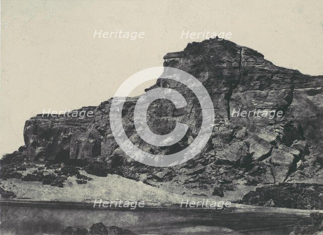 Nubie. Seconde Cataracte. Dgebel-Abouoir, 1850. Creator: Maxime du Camp.