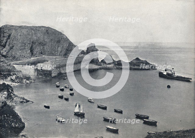 'Sark - Creux Harbour', 1895. Artist: Unknown.
