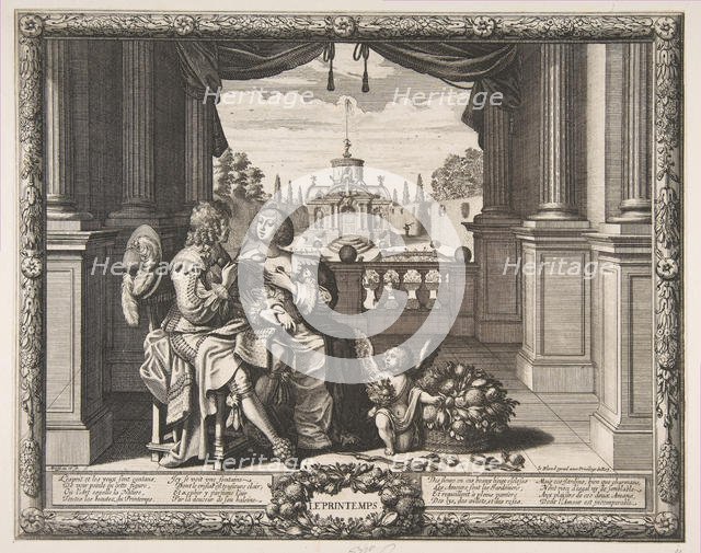 Spring, 1635-37. Creator: Abraham Bosse.