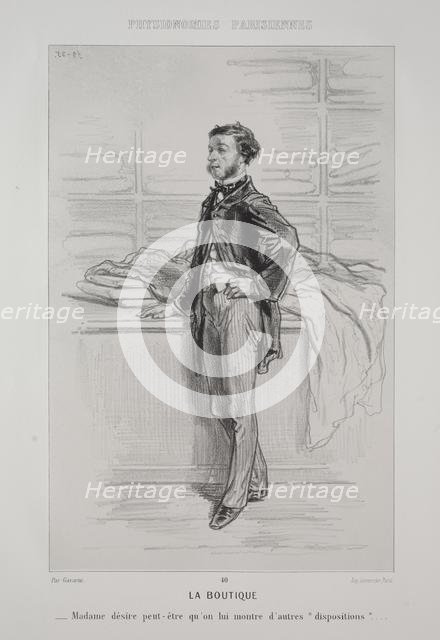 La Boutique. Creator: Paul Gavarni (French, 1804-1866).
