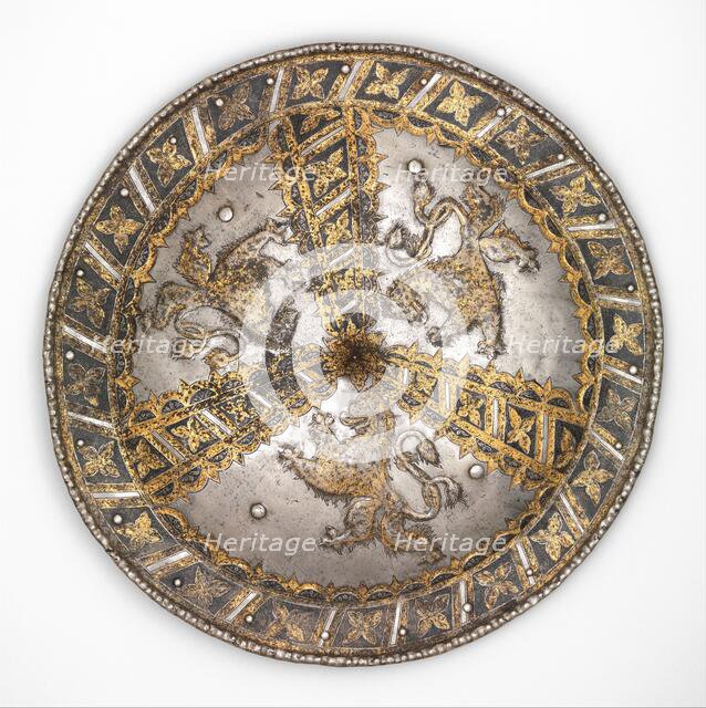 Shield, German, Landshut or Augsburg, ca. 1560. Creator: Unknown.