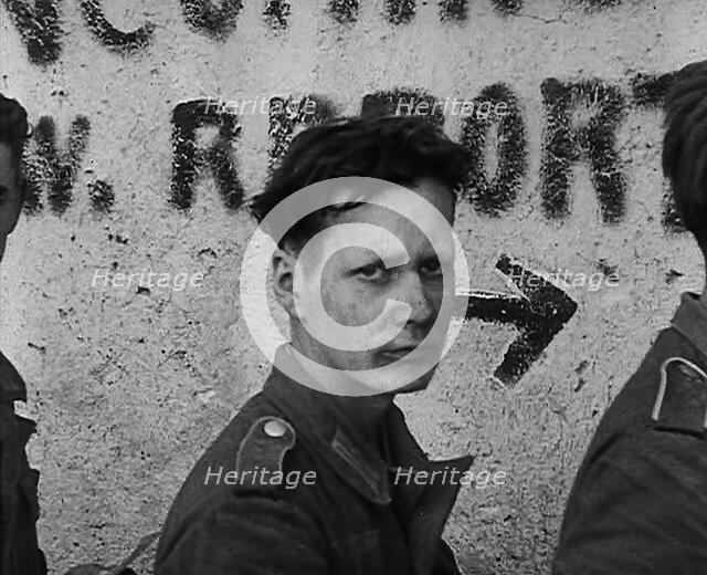German Troops in an Italian Town, 1943-1944. Creator: British Pathe Ltd.