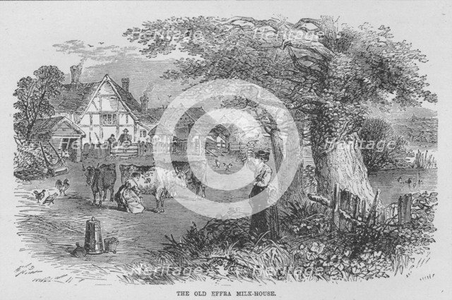 'The Old Effra Milk House', c1880, (1912). Artist: Unknown.