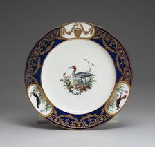Plate, Sèvres, 1792. Creators: Sèvres Porcelain Manufactory, Etienne Evans.