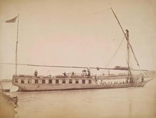 Boat, Africa, from an album compiled by Sir John Everett Millais, 1893. Creator: William Duffus.