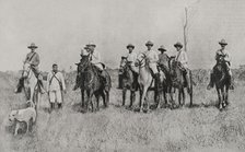 Cuban War of Independence (1895-1898): President Masó with his accompaniment, 1898.  Creator: Unknown.