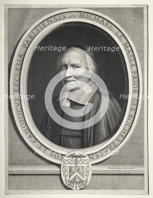 Michel le Masle. Creator: Robert Nanteuil (French, 1623-1678).