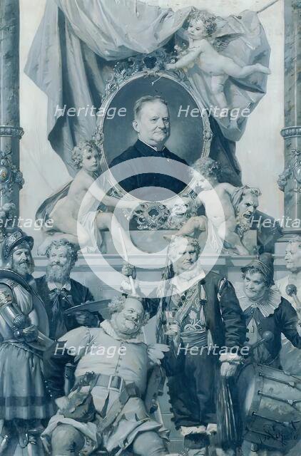 The castle actor Bernhard Baumeister, c1895. Creator: Julius Schmid.