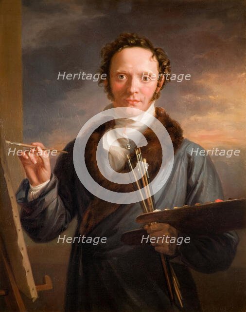 Portrait Of The Artist (Self Portrait), 1813-14. Creator: William Armfield Hobday.