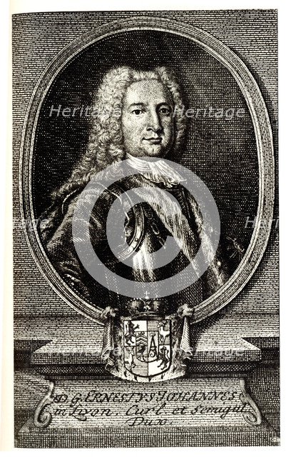 Portrait of Ernst Johann von Biron (1690-1772), Duke of Courland and Semigallia and regent of the Russian Empire. Artist: Anonymous  