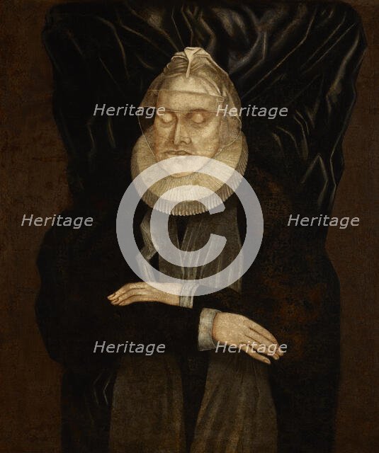 Posthumous Portrait of Duchess Anna Maria of Brandenburg (1567-1618), Wife of Barnim X..., 1618. Creator: Unknown.