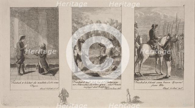 Anecdotes of King Frederik II, 1793. Creator: Daniel Nikolaus Chodowiecki.